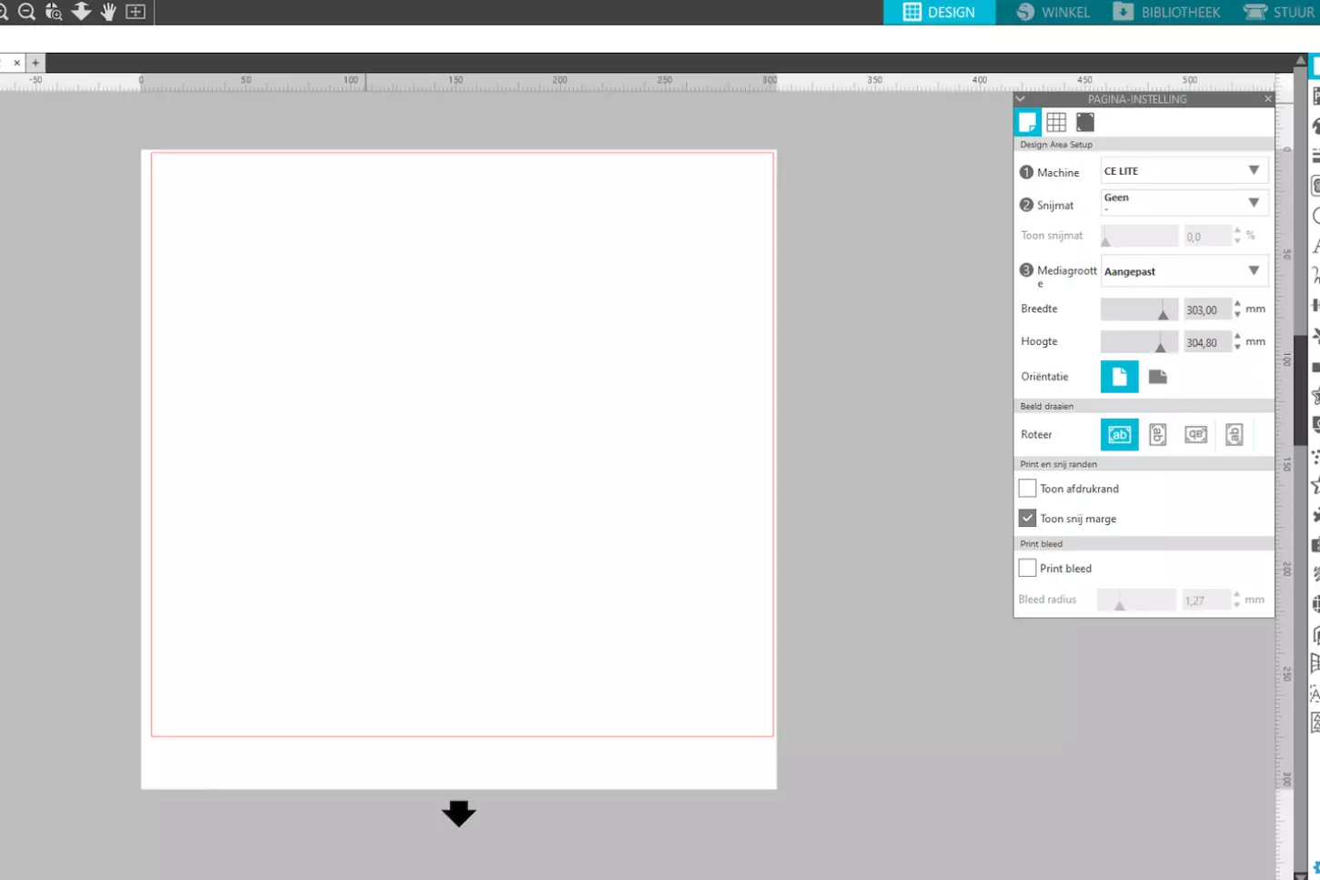 Silhouette studio graphtec screen