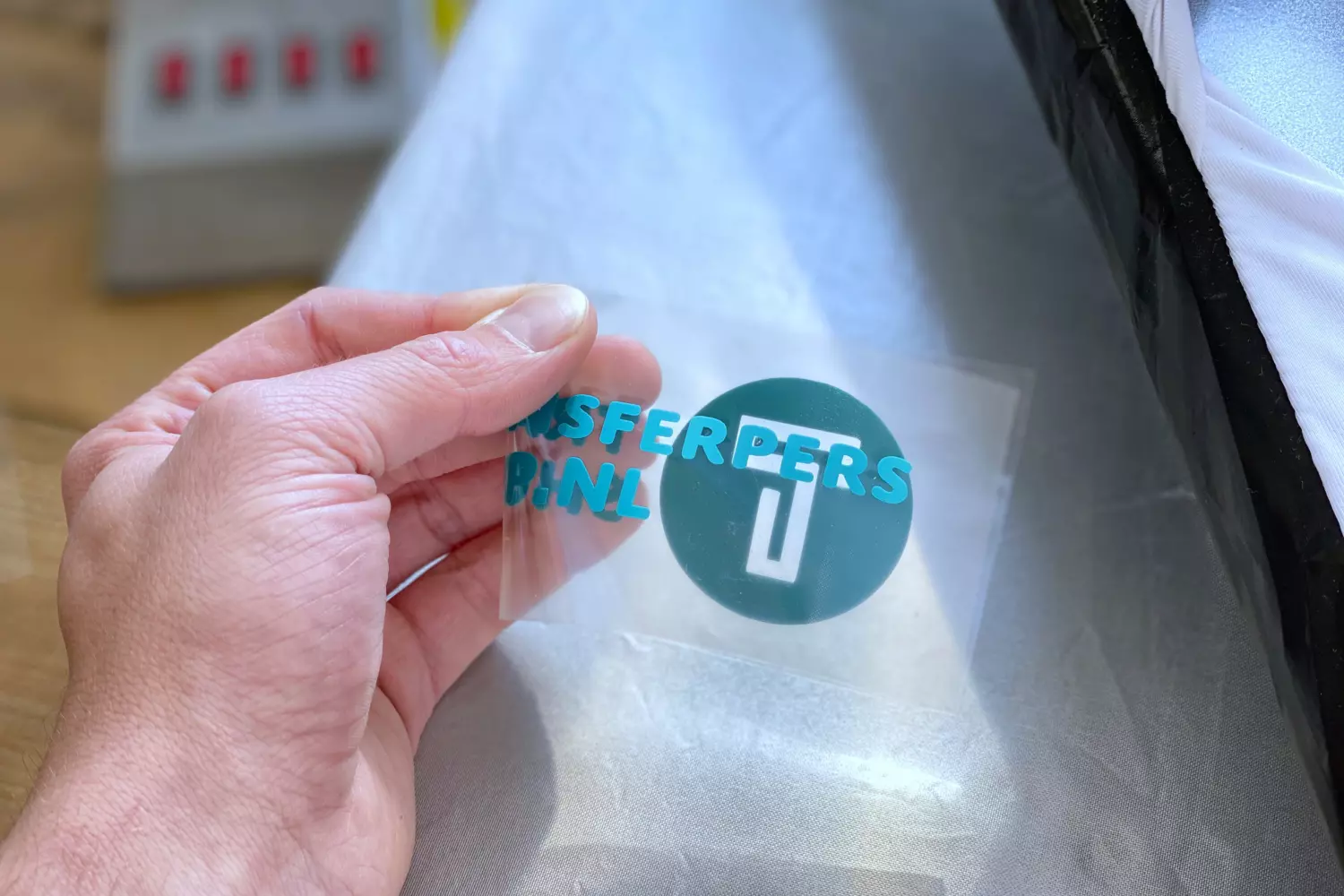 Transfer vouwen uitlijnen